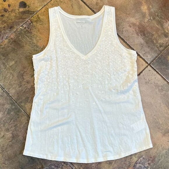 Express One Eleven Easy Sequin Tank Medium - Picture 4 of 11